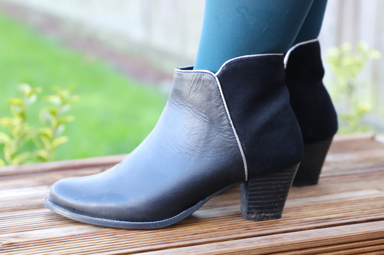 boots bleu bonheur