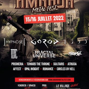 Amarok Metal Fest 2022 – 6ème édition – Gétigné